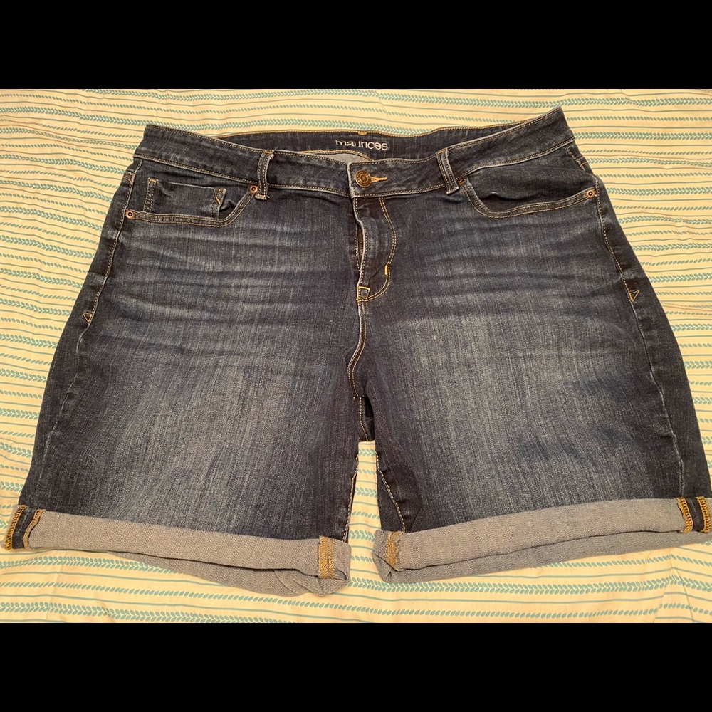 Maurices Plus size women’s jean shorts